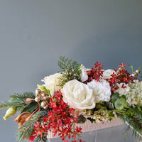 Christmas table centrepiece