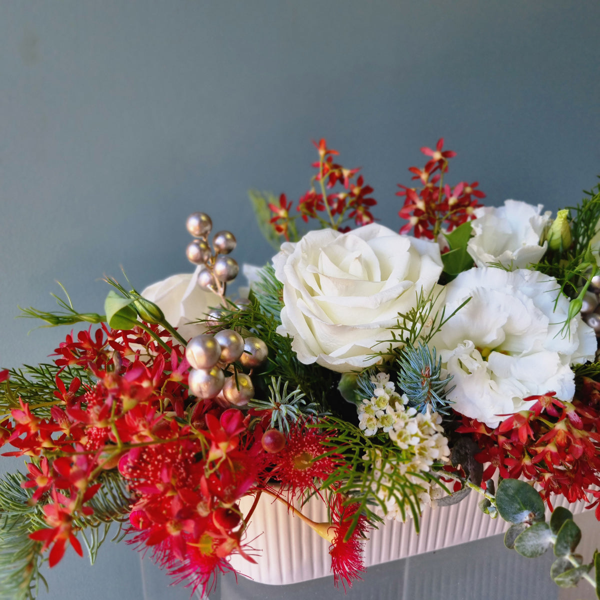 Christmas table centrepiece